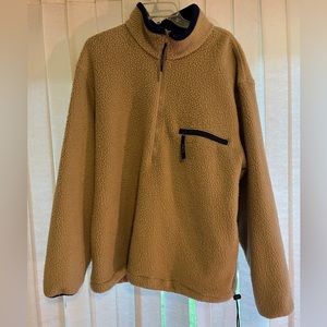 L.L. BEAN 🏕️vintage🏕️ sherpa quarter-zip polar fleece